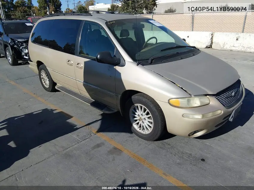 CHRYSLER TOWN & COUNTRY 2000, VIN 1C4GP54L1YB590074