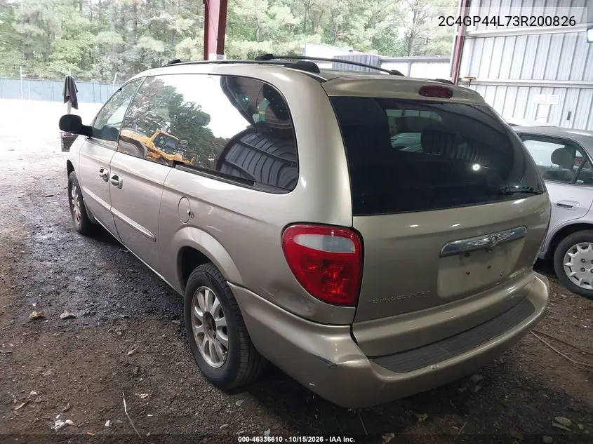 2003 CHRYSLER TOWN & COUNTRY VIN 2C4GP44L73R200826 — фото 3