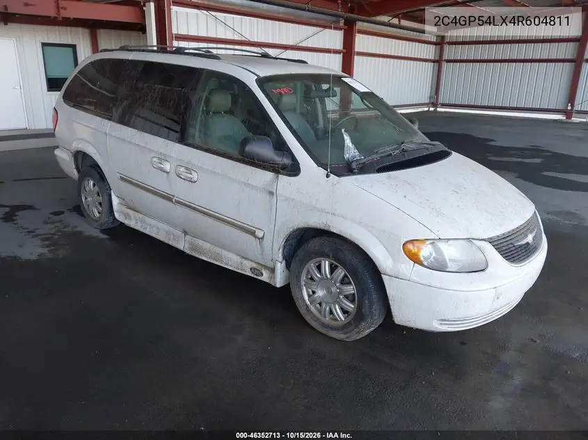 CHRYSLER TOWN & COUNTRY 2004, VIN 2C4GP54LX4R604811