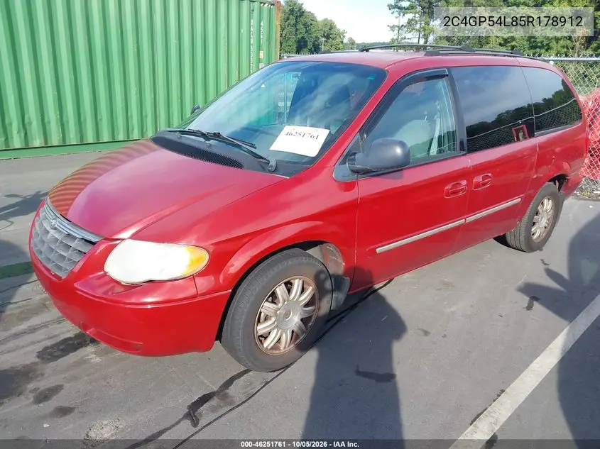 2005 CHRYSLER TOWN & COUNTRY VIN 2C4GP54L85R178912 — фото 2