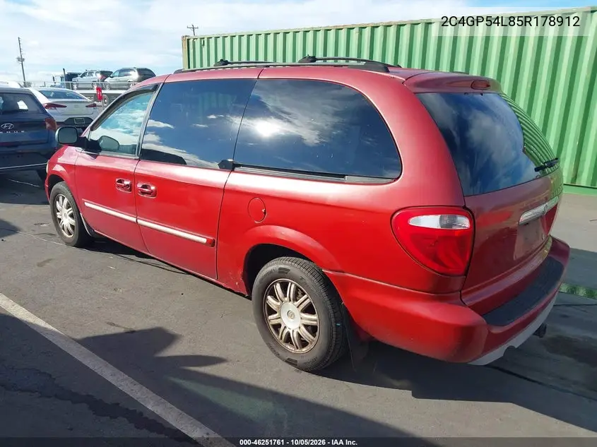 2005 CHRYSLER TOWN & COUNTRY VIN 2C4GP54L85R178912 — фото 3