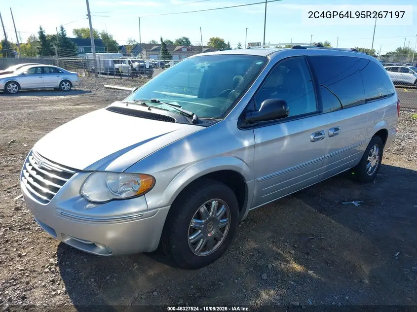 2005 CHRYSLER TOWN & COUNTRY VIN 2C4GP64L95R267197 — фото 2