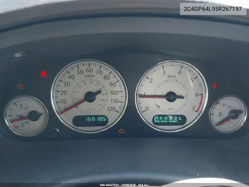 2005 CHRYSLER TOWN & COUNTRY VIN 2C4GP64L95R267197 — фото 7