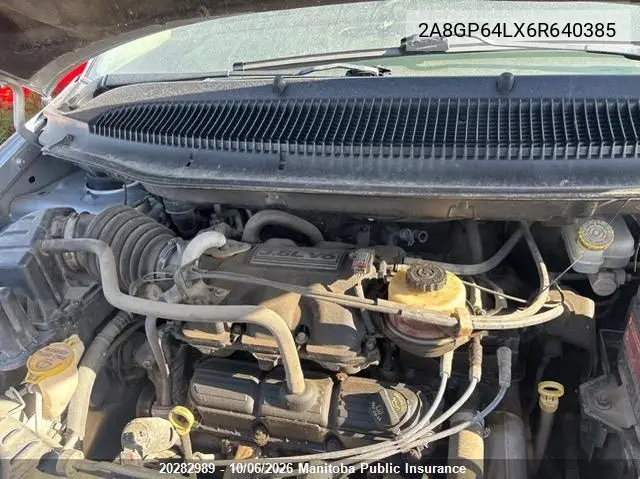 2006 CHRYSLER TOWN & COUNTRY VIN 2A8GP64LX6R640385 — фото 11