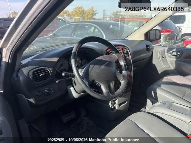 2006 CHRYSLER TOWN & COUNTRY VIN 2A8GP64LX6R640385 — фото 5