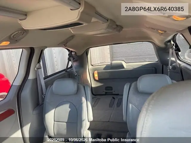 2006 CHRYSLER TOWN & COUNTRY VIN 2A8GP64LX6R640385 — фото 8
