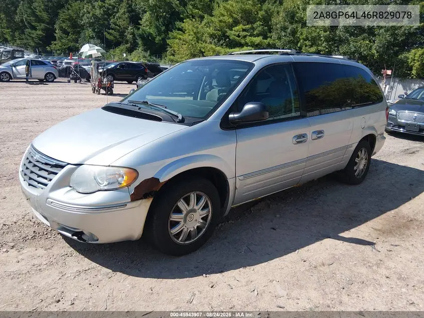 2006 CHRYSLER TOWN & COUNTRY VIN 2A8GP64L46R829078 — фото 2