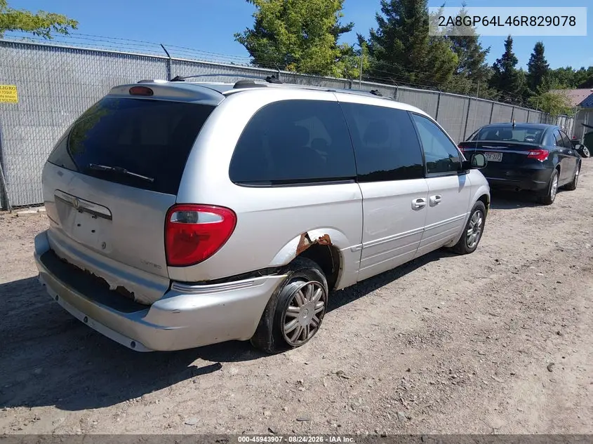 2006 CHRYSLER TOWN & COUNTRY VIN 2A8GP64L46R829078 — фото 4