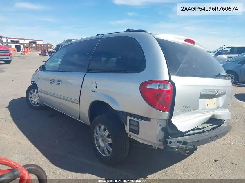 2006 CHRYSLER TOWN & COUNTRY VIN 2A4GP54L96R760674 — фото 3