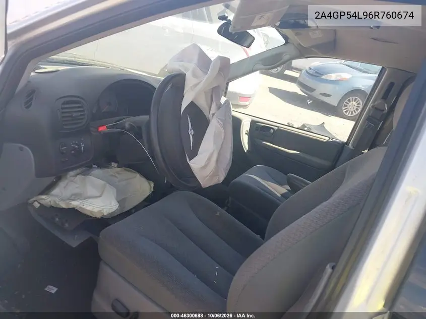 2006 CHRYSLER TOWN & COUNTRY VIN 2A4GP54L96R760674 — фото 5