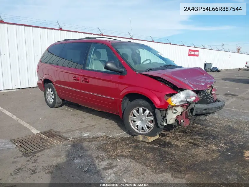 CHRYSLER TOWN & COUNTRY 2006, VIN 2A4GP54L66R887544