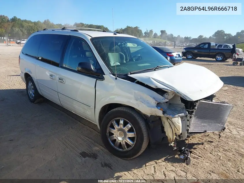 CHRYSLER TOWN & COUNTRY 2006, VIN 2A8GP64L96R666718