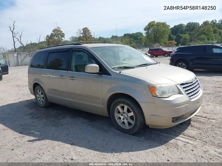 CHRYSLER TOWN & COUNTRY 2008, VIN 2A8HR54P58R148250