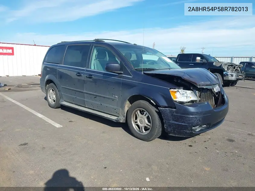 CHRYSLER TOWN & COUNTRY 2008, VIN 2A8HR54P58R782013