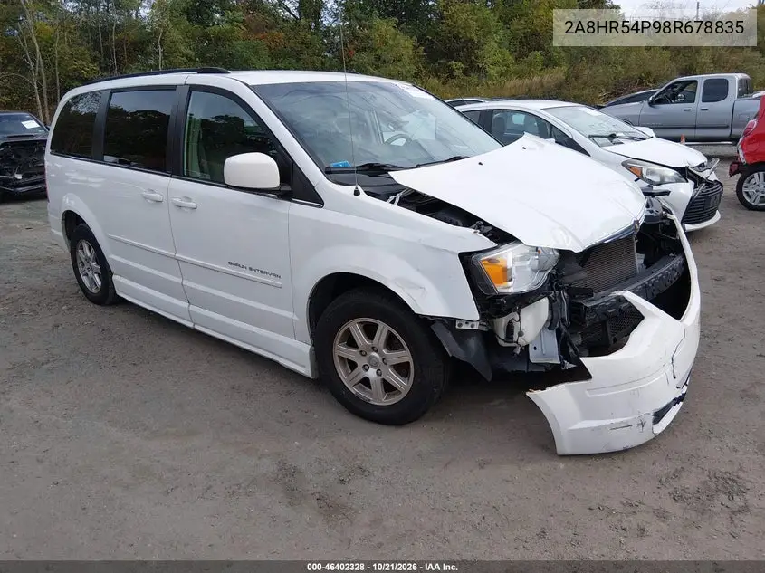CHRYSLER TOWN & COUNTRY 2008, VIN 2A8HR54P98R678835