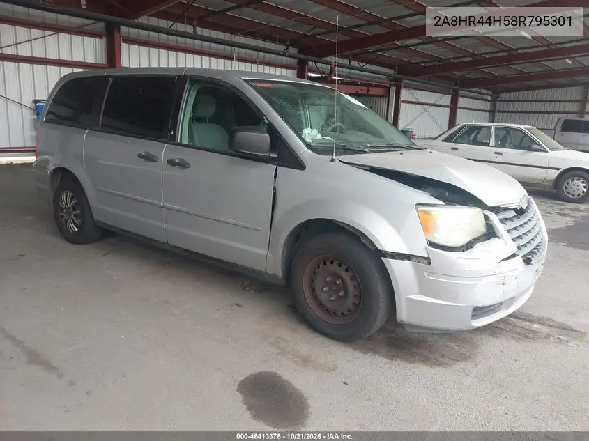 CHRYSLER TOWN & COUNTRY 2008, VIN 2A8HR44H58R795301