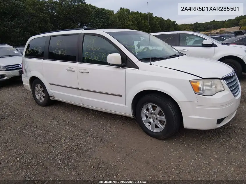CHRYSLER TOWN & COUNTRY 2010, VIN 2A4RR5D1XAR285501