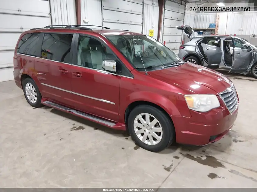 CHRYSLER TOWN & COUNTRY 2010, VIN 2A4RR8DX3AR387860