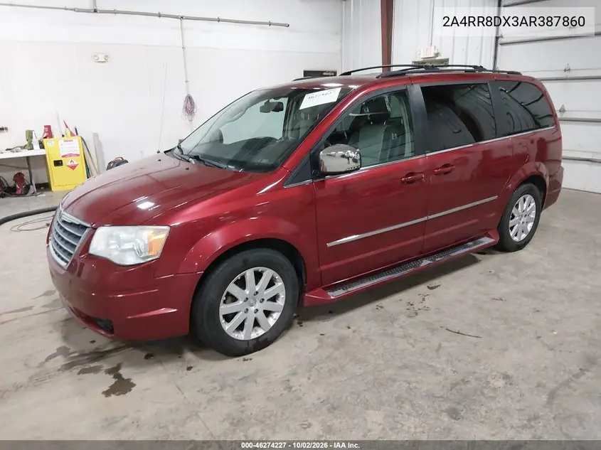2010 CHRYSLER TOWN & COUNTRY VIN 2A4RR8DX3AR387860 — фото 2
