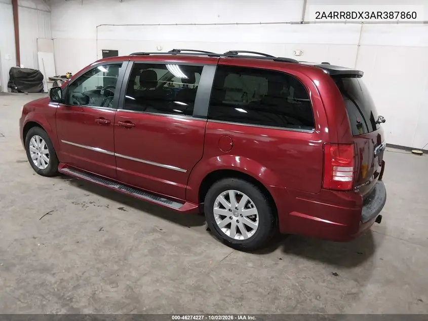 2010 CHRYSLER TOWN & COUNTRY VIN 2A4RR8DX3AR387860 — фото 3