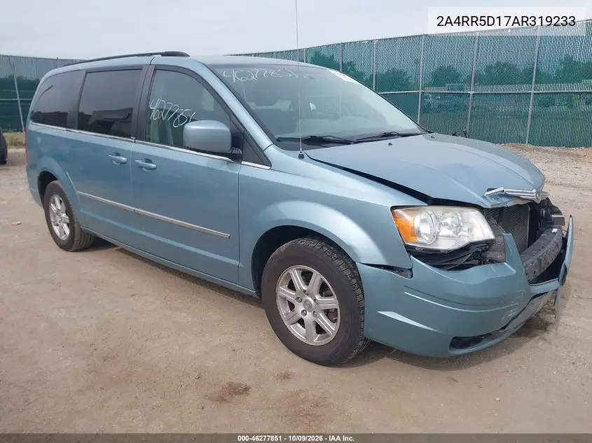 CHRYSLER TOWN & COUNTRY 2010, VIN 2A4RR5D17AR319233