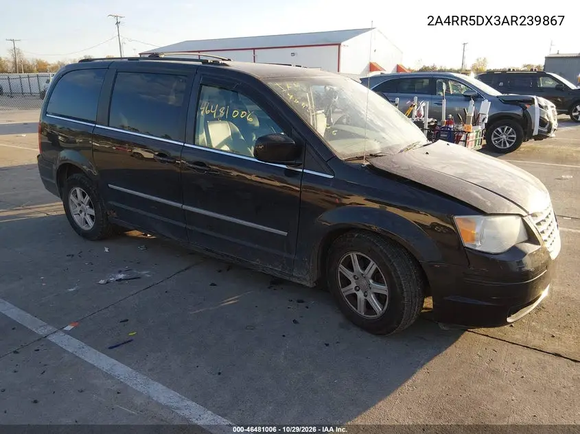 CHRYSLER TOWN & COUNTRY 2010, VIN 2A4RR5DX3AR239867