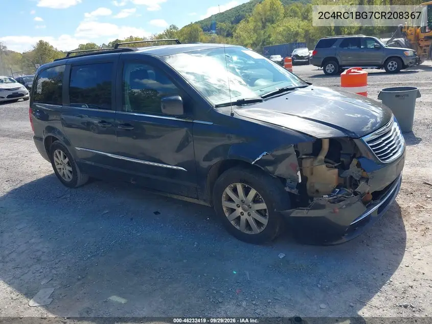 CHRYSLER TOWN & COUNTRY 2012, VIN 2C4RC1BG7CR208367