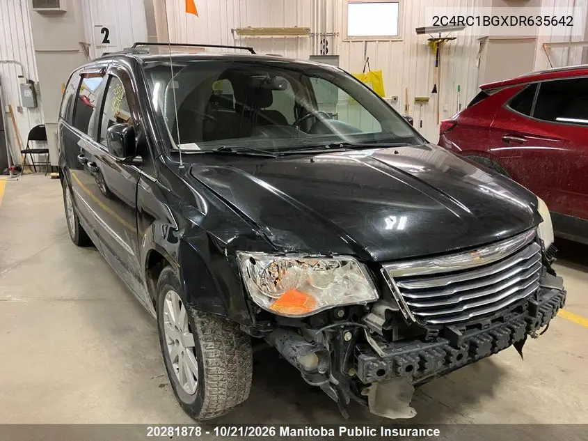 CHRYSLER TOWN & COUNTRY 2013, VIN 2C4RC1BGXDR635642