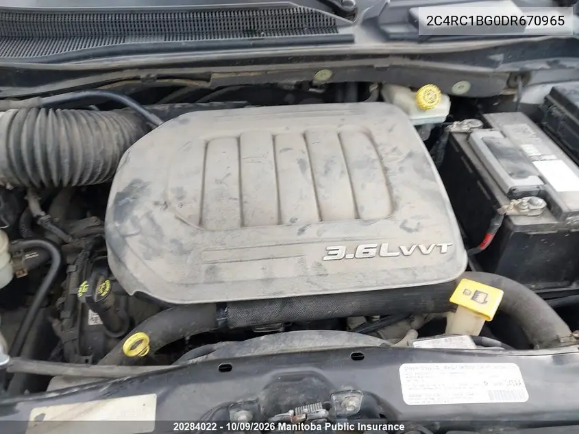 2013 CHRYSLER TOWN & COUNTRY VIN 2C4RC1BG0DR670965 — фото 10