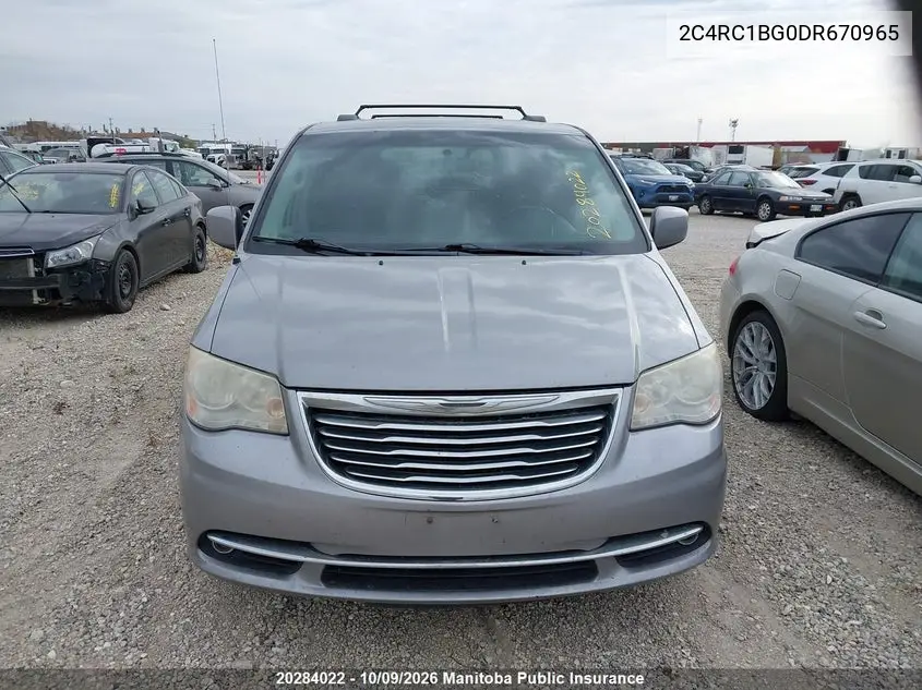 2013 CHRYSLER TOWN & COUNTRY VIN 2C4RC1BG0DR670965 — фото 12