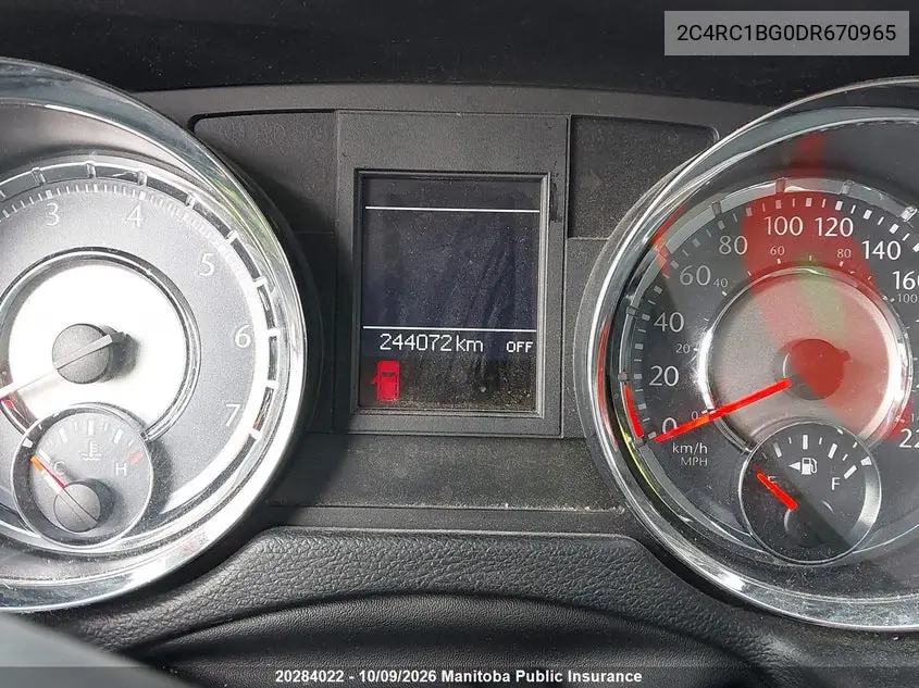 2013 CHRYSLER TOWN & COUNTRY VIN 2C4RC1BG0DR670965 — фото 15