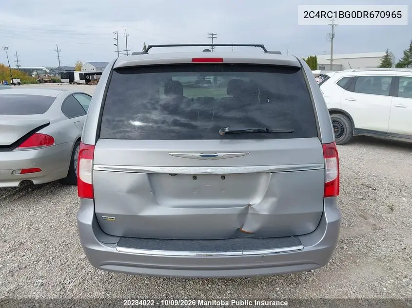 2013 CHRYSLER TOWN & COUNTRY VIN 2C4RC1BG0DR670965 — фото 16