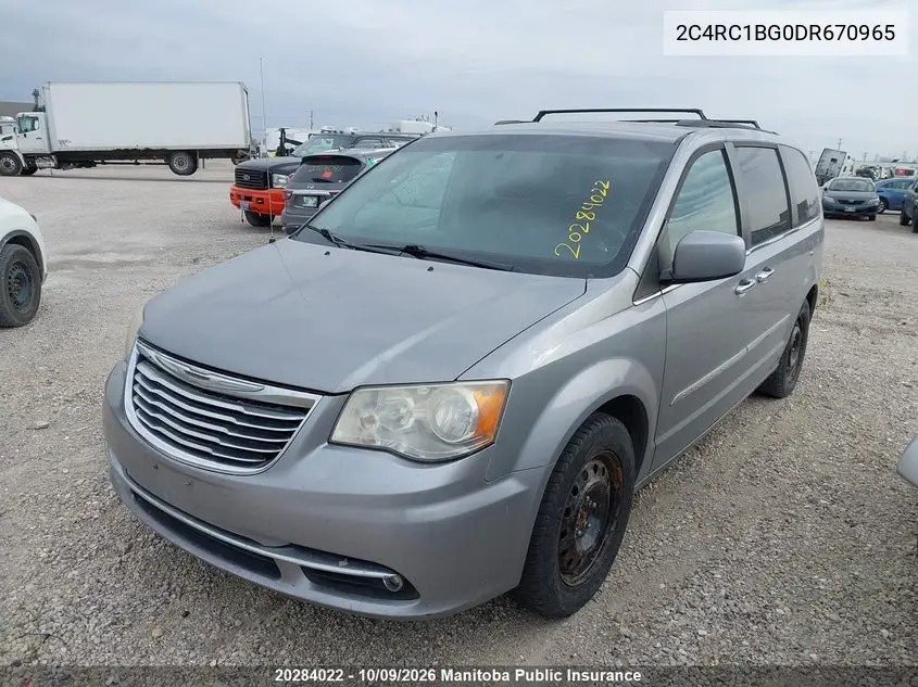2013 CHRYSLER TOWN & COUNTRY VIN 2C4RC1BG0DR670965 — фото 2