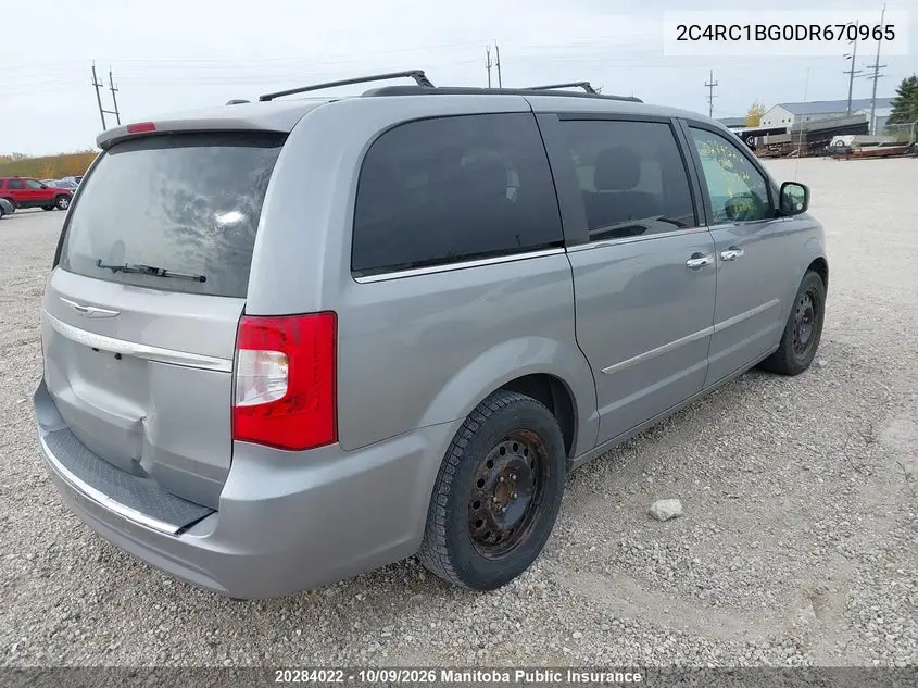 2013 CHRYSLER TOWN & COUNTRY VIN 2C4RC1BG0DR670965 — фото 4