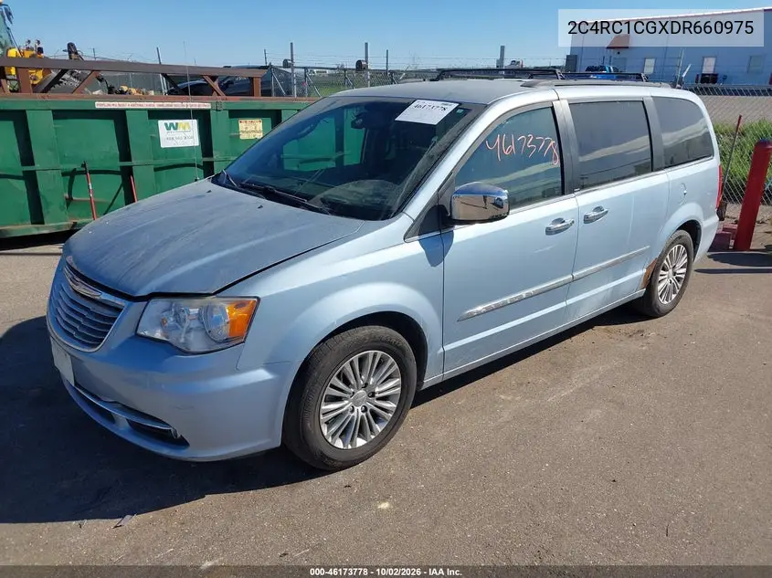 2013 CHRYSLER TOWN & COUNTRY VIN 2C4RC1CGXDR660975 — фото 2