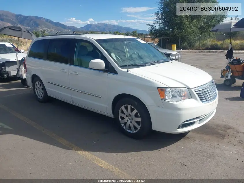 CHRYSLER TOWN & COUNTRY 2013, VIN 2C4RC1BG3DR604992
