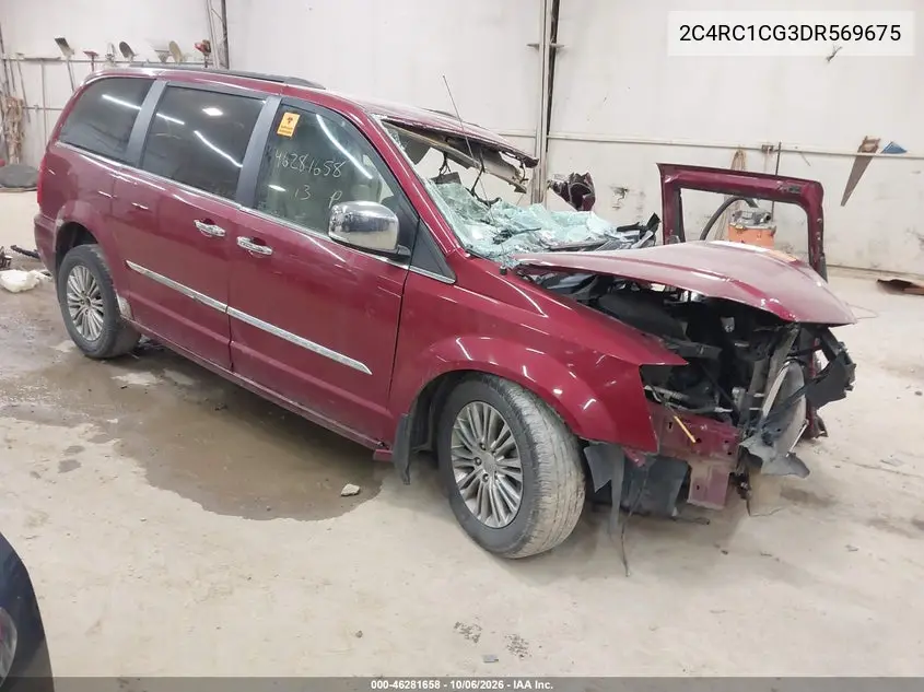CHRYSLER TOWN & COUNTRY 2013, VIN 2C4RC1CG3DR569675
