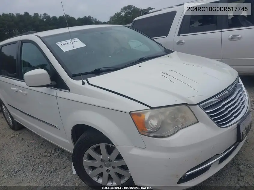 CHRYSLER TOWN & COUNTRY 2013, VIN 2C4RC1BG0DR517745
