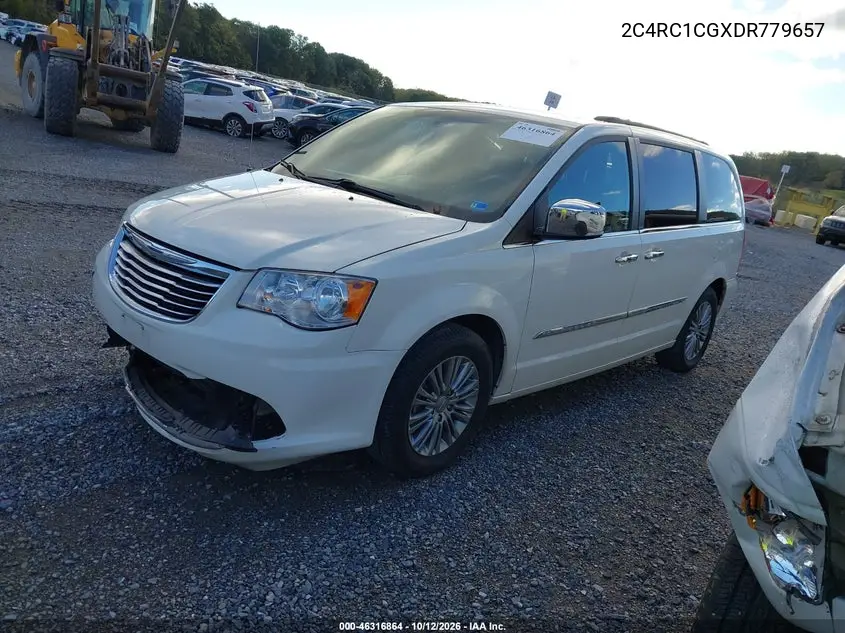 2013 CHRYSLER TOWN & COUNTRY VIN 2C4RC1CGXDR779657 — фото 2