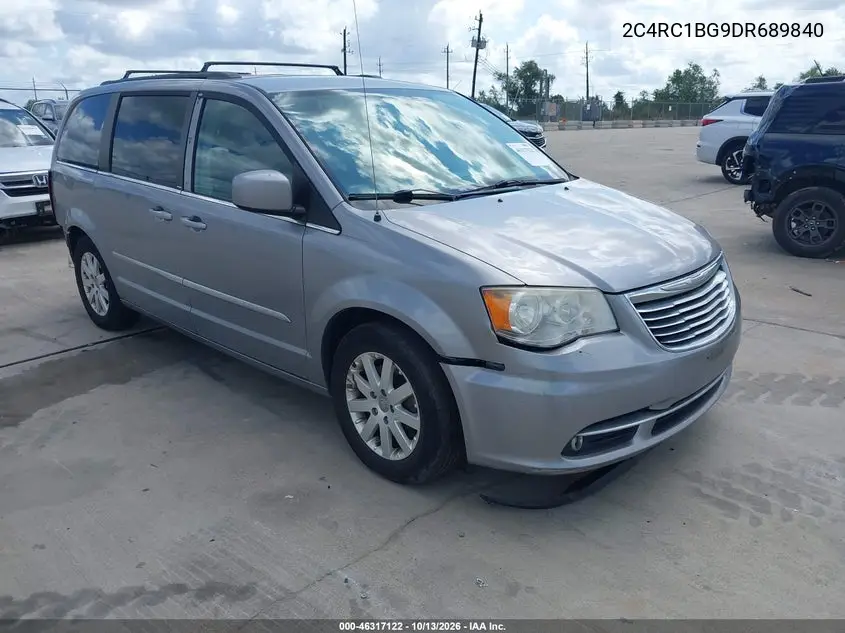 CHRYSLER TOWN & COUNTRY 2013, VIN 2C4RC1BG9DR689840