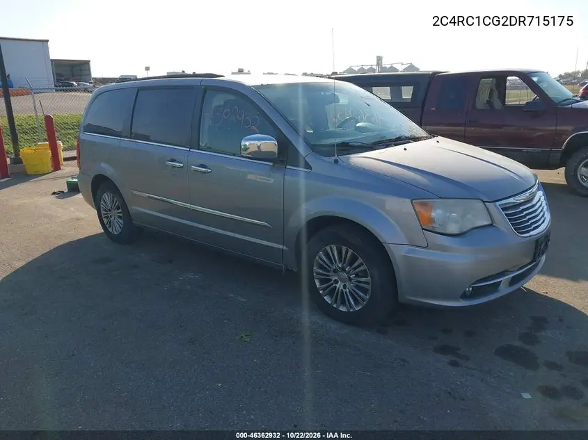 CHRYSLER TOWN & COUNTRY 2013, VIN 2C4RC1CG2DR715175