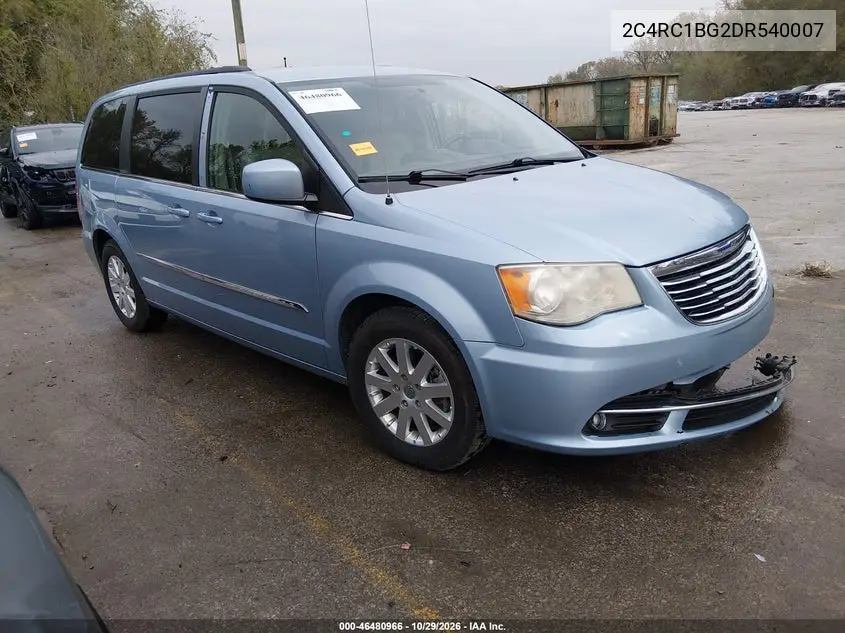 CHRYSLER TOWN & COUNTRY 2013, VIN 2C4RC1BG2DR540007