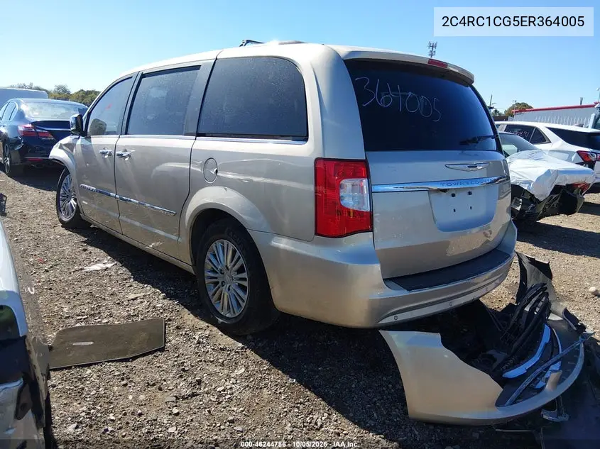 2014 CHRYSLER TOWN & COUNTRY VIN 2C4RC1CG5ER364005 — фото 3