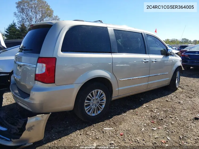 2014 CHRYSLER TOWN & COUNTRY VIN 2C4RC1CG5ER364005 — фото 4