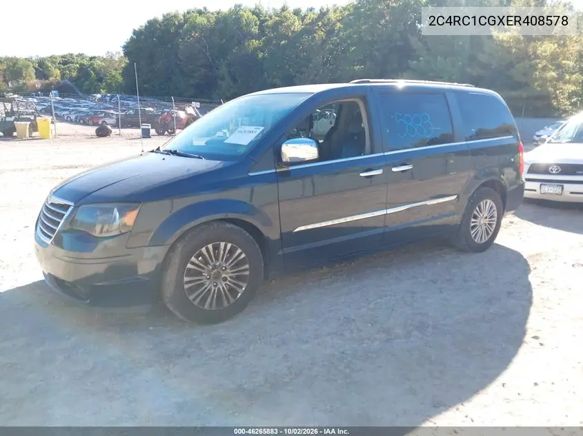 2014 CHRYSLER TOWN & COUNTRY VIN 2C4RC1CGXER408578 — фото 2