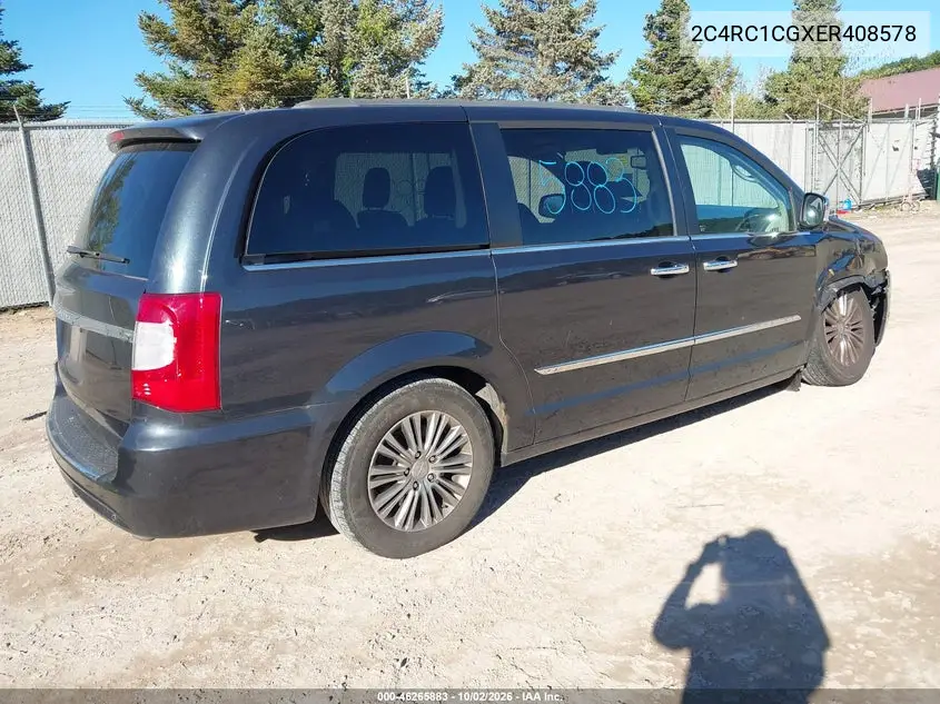 2014 CHRYSLER TOWN & COUNTRY VIN 2C4RC1CGXER408578 — фото 4