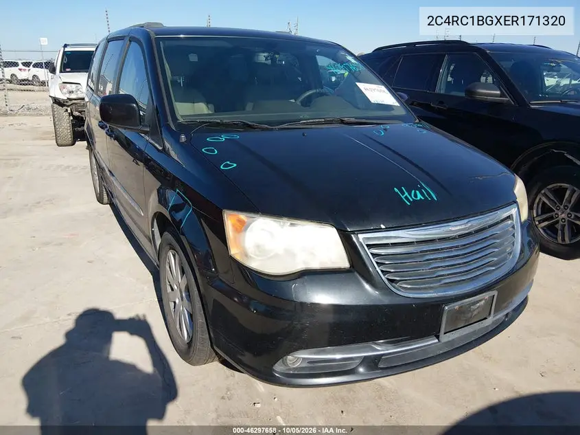 CHRYSLER TOWN & COUNTRY 2014, VIN 2C4RC1BGXER171320