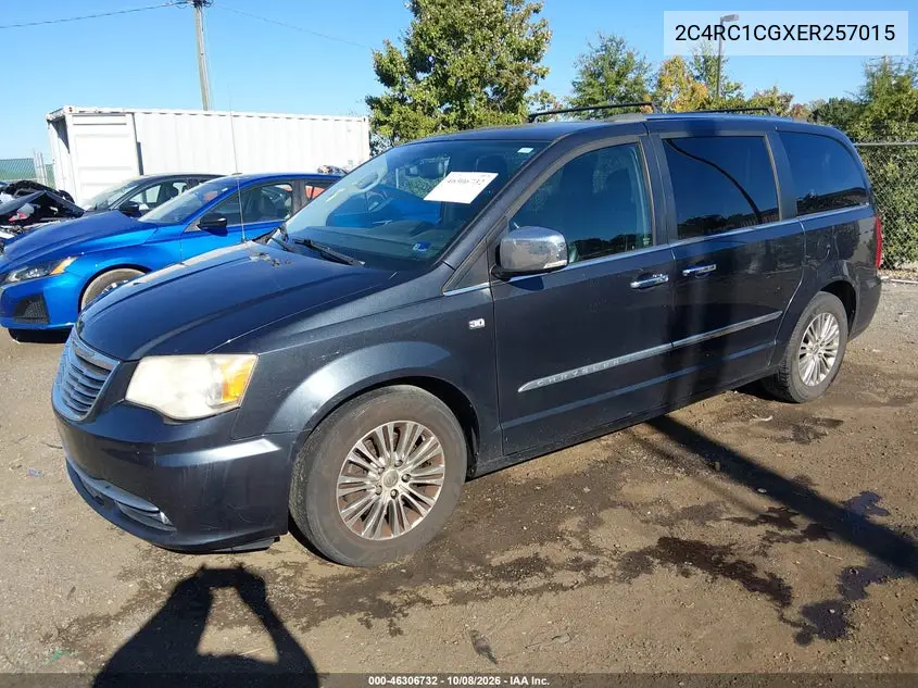 2014 CHRYSLER TOWN & COUNTRY VIN 2C4RC1CGXER257015 — фото 2