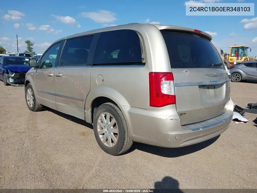 2014 CHRYSLER TOWN & COUNTRY VIN 2C4RC1BG0ER348103 — фото 3