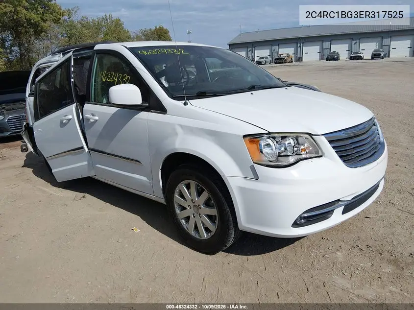 CHRYSLER TOWN & COUNTRY 2014, VIN 2C4RC1BG3ER317525